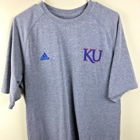 Kansas Jayhawks adidas Basketball Shooter Shirt - Picture 1 of 4